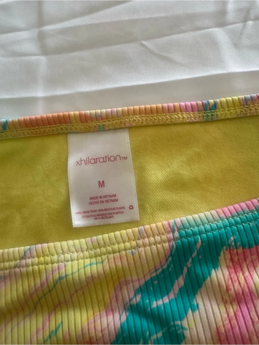 Xhilaration Yellow Tie-Dye Girls Bikini Bottoms